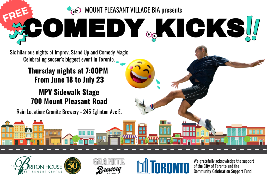 Mount Pleasant Village Comedy Festival Thursdays at 7PM