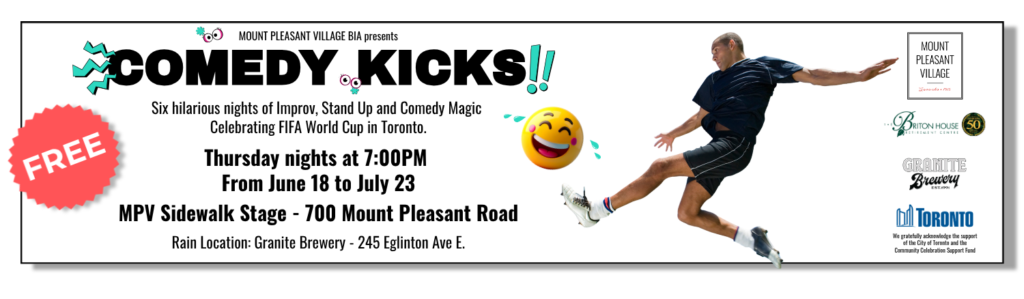 Comedy Kicks - Thursday nights starting June 18