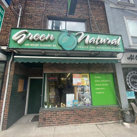 Green Natural Storefront