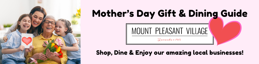 Shop, Dine & Enjoy the amazing businesses of Mount Pleasant Village!